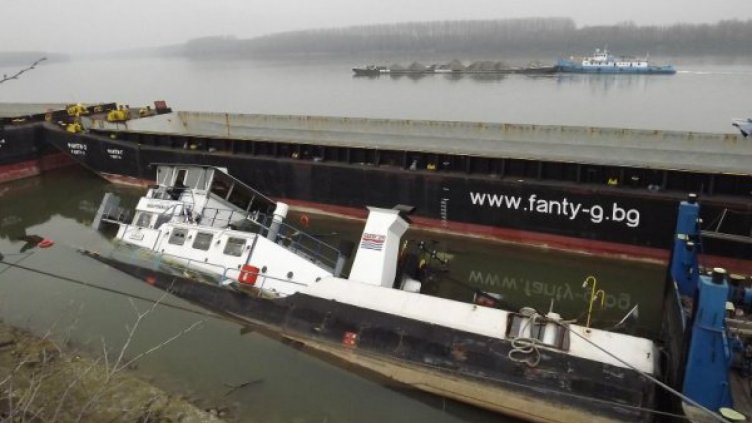 Тласкач потъна в Дунав, бил на КТБ