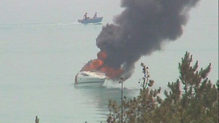 Моторна яхта потъна в Черно море