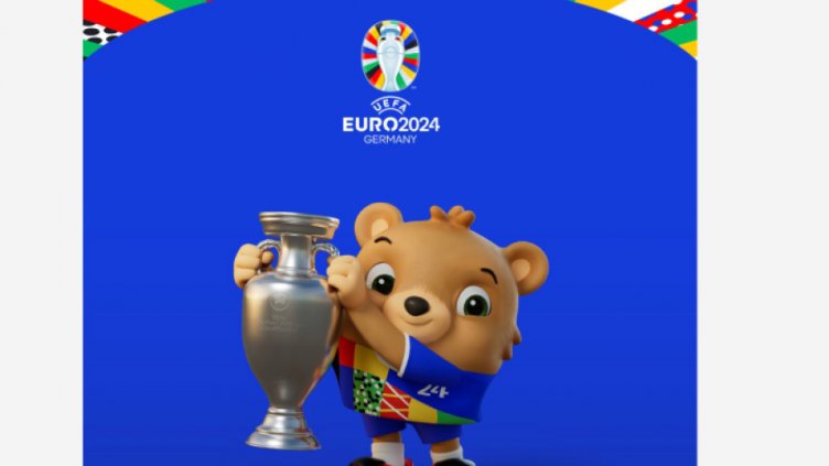Плюшеното мече Алберт е талисманът на Евро 2024