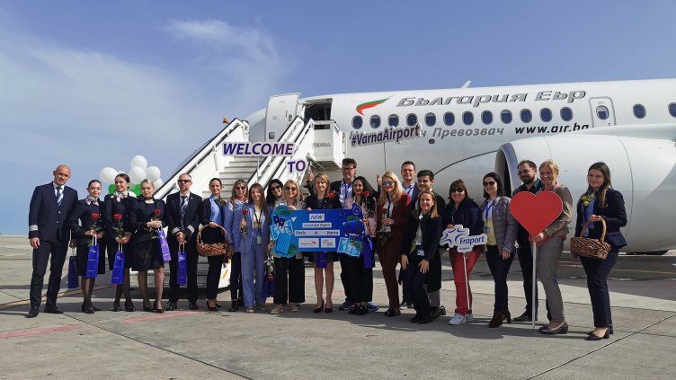 „България Еър“ стартира новата линия Варна – Париж - Варна