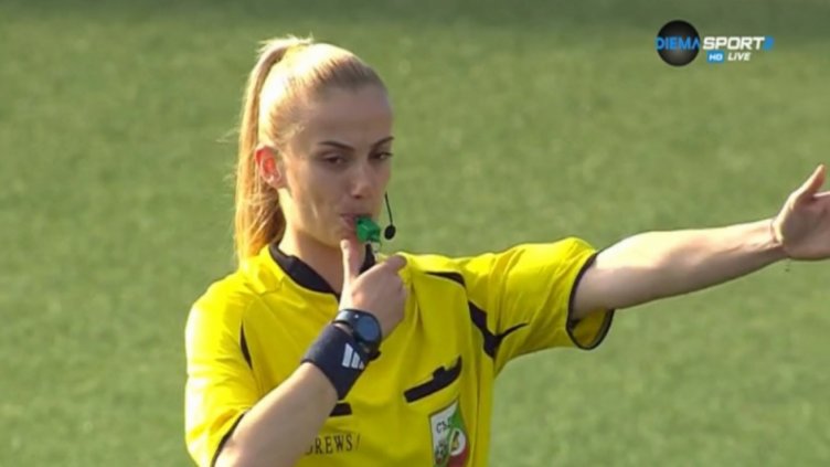 Християна Гутева с първа свирка в "Б" група