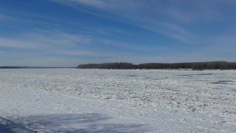 Река Дунав замръзна край Силистра