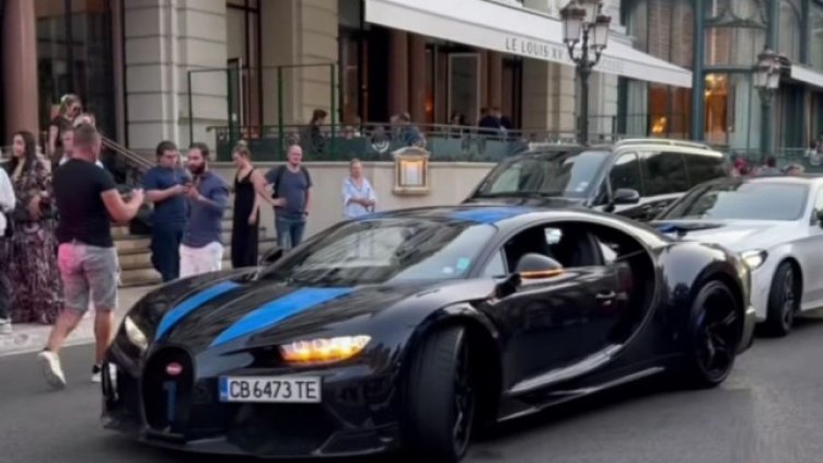 Лъскаво българско Bugatti блокира Монте Карло. Едни 4 млн. евро на 4 гуми!
