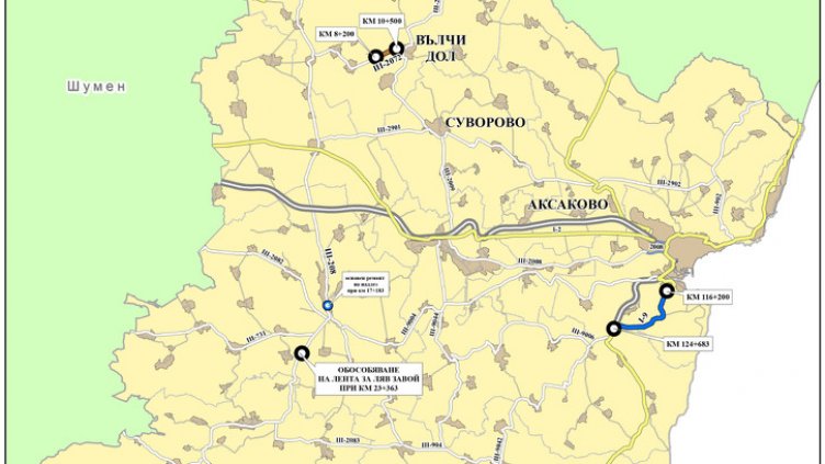 АПИ каза какви ремонти предвиждa във Варненско за 2022