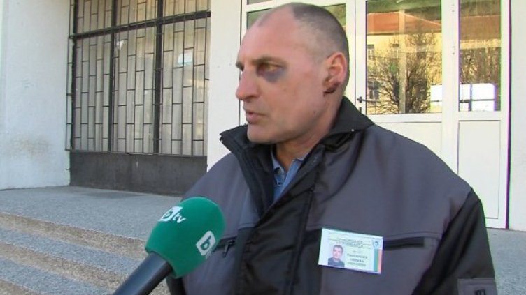 Охранителят Стоян Проданов Снимка: bTV 