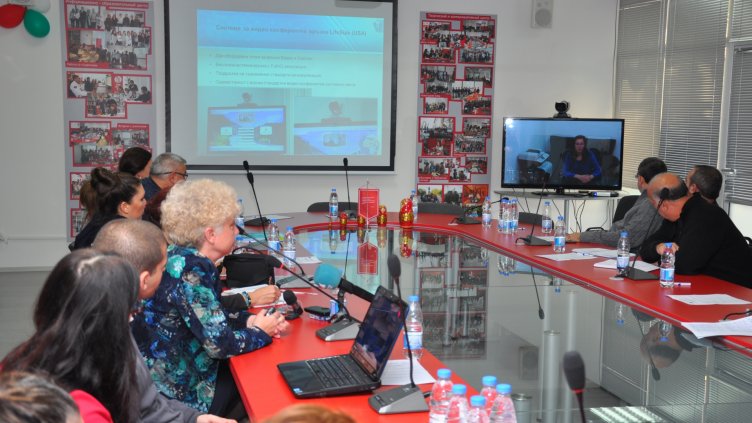 С помощта на проекта в университета са въведени съвременни стандарти за дистанционно обучение и са обновени платформите за дистанционно и електронно обучение. Снимка ПЛАМЕН ГУТИНОВ