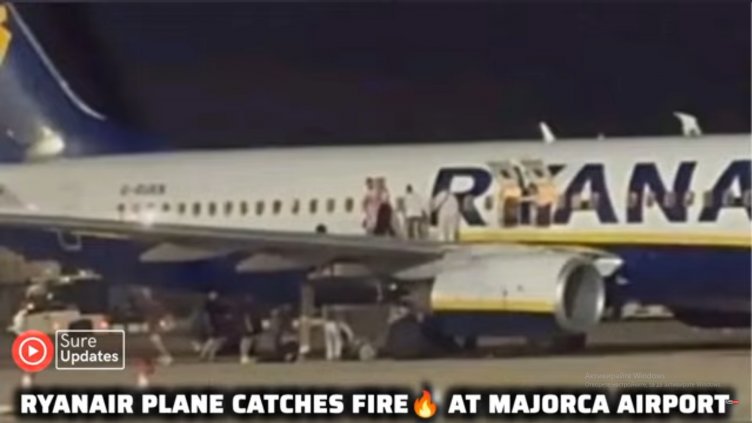 Най-малко 18 души постардоха при пожар в самолет на Ryanair (ВИДЕО)