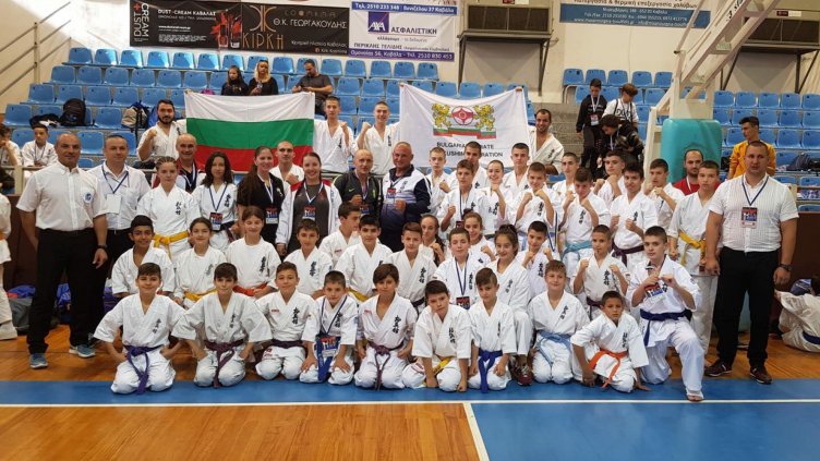 Голям успех на федерацията ни по киокушин в Гърция