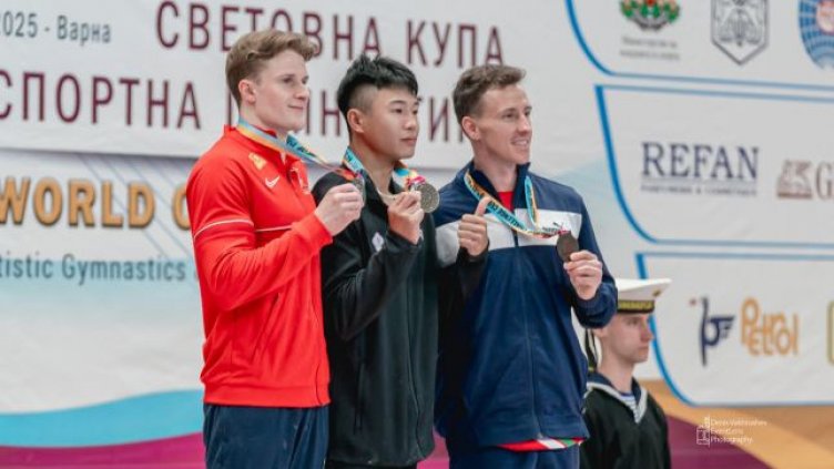 Българските гимнастици грабнаха пет медала от Световната купа във Варна