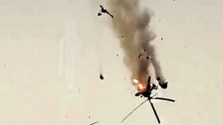 Свалиха сирийски правителствен хеликоптер в Идилиб