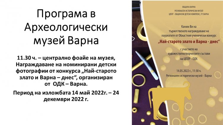 "Нощ на музеите" ще има на 14 май във Варна