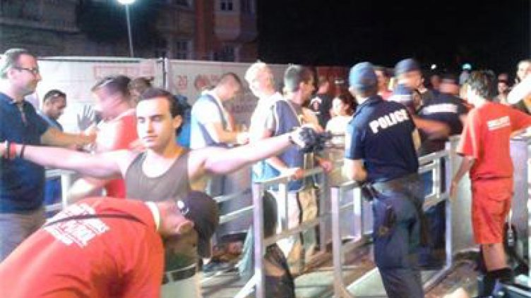 Полицейска блокада в Бургас