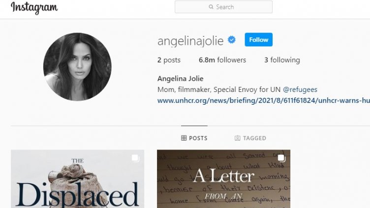 Анджелина Джоли с дебют в Инстаграм,  Мария Бакалова я последва веднага