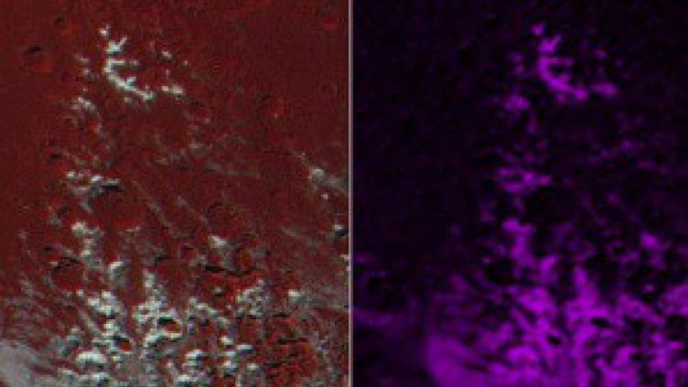 На Плутон заснеха планина, покрита със сняг