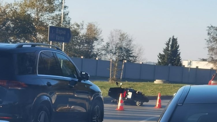 Катастрофа между кола и мотор на "Траката" предизвика голямо задръстване (СНИМКИ)