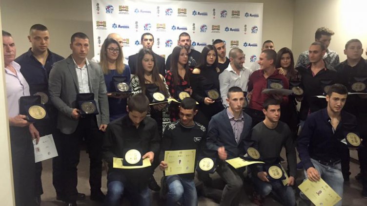 Федерацията по киокушин награди спортните герои за 2015 година