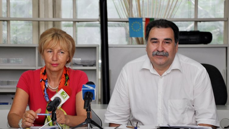 Димитричка Кънчева и Божидар Михайлов.