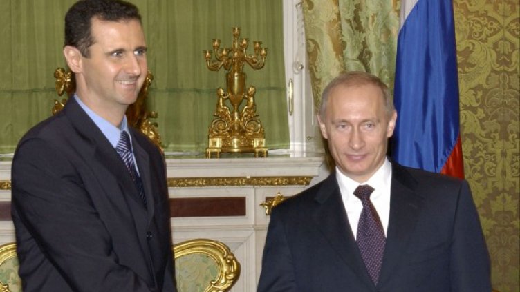 Асад отиде на крака при Путин в Москва
