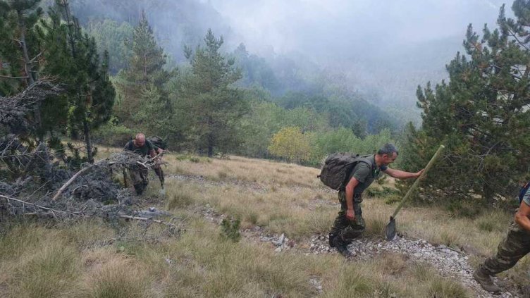 Огънят на границата с Гърция е овладян
