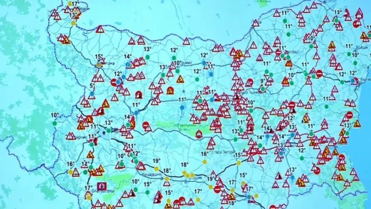 Нова система на АПИ показва в реално време ремонти, катастрофи и ограничения по пътищата