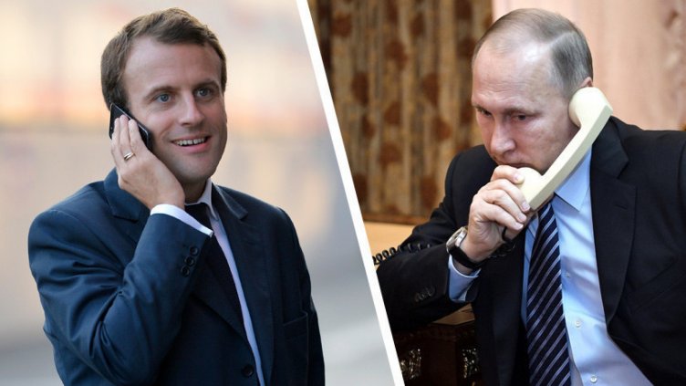 Путин и Макрон са разговаряли по телефона  