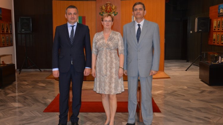 Кметът Иван Портних се срещна с посланика на Швеция - Н. Пр. Луизе Бергхолм