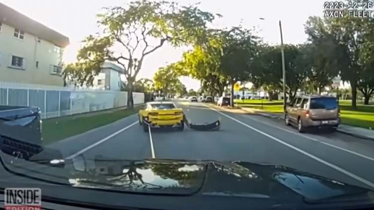 Полицията тества ново средство за спиране на коли (ВИДЕО)