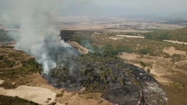 Пожарът край град Баня е потушен