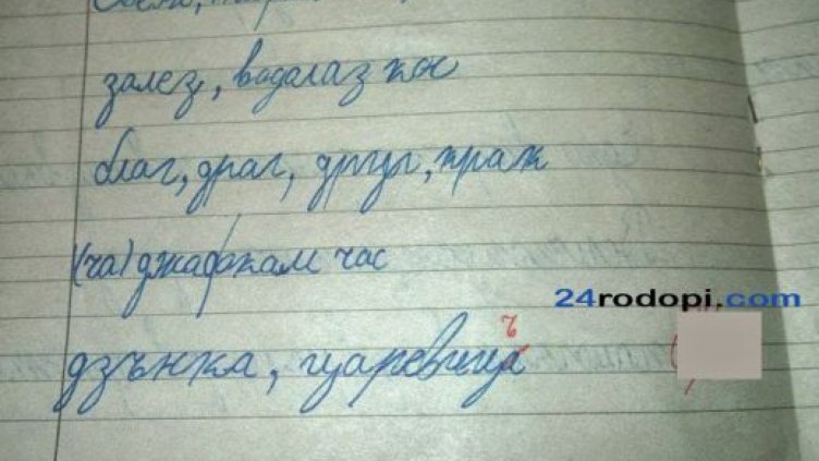 Първокласник написа &bdquo;царевицА&ldquo;, учителката го поправи на &bdquo;царевицЪ&ldquo;