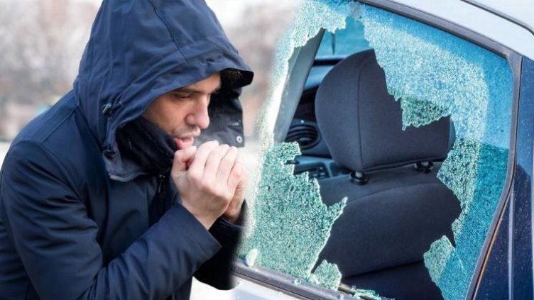 Пиян мъж потроши "Мерцедес", за да се стопли. Кротна се вътре и заспа!?