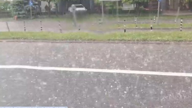 Градушка помля четири села край голям български град