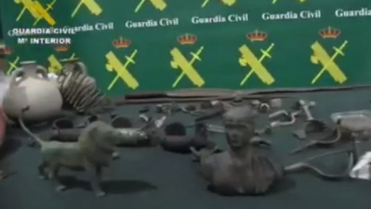 Връщат у нас над 30 хил. антики, задържани след акция в Испания