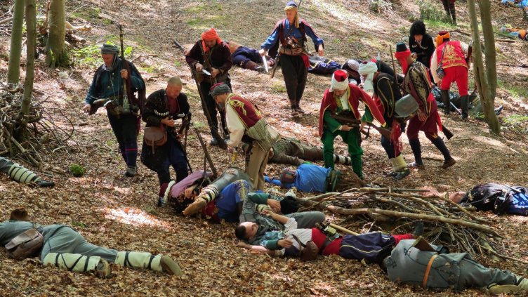 Възстановка. Снимка: БГНЕС