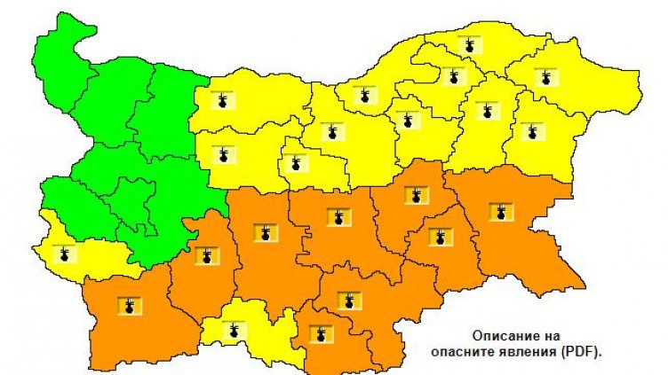 Времето във Варна на 14 юли 2023