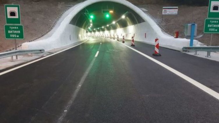Ограничават временно движението в тунел „Витиня“