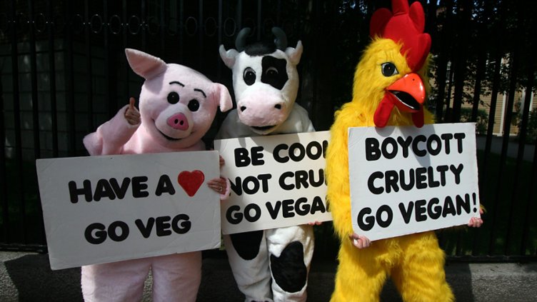 Вегани на протест в столицата