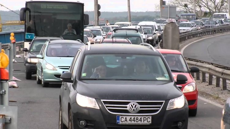 Отново задръстване на Аспарухов мост