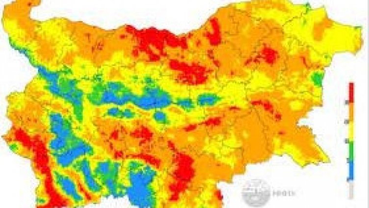 Екстремален индекс за пожари в 16 области днес