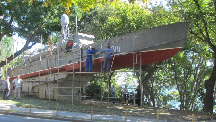 Започна възстановяването на торпеден катер 123 К