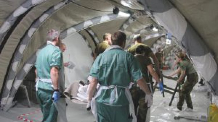 Изграждат военно-полева болница в зала „Арена Армеец“ с 500 легла