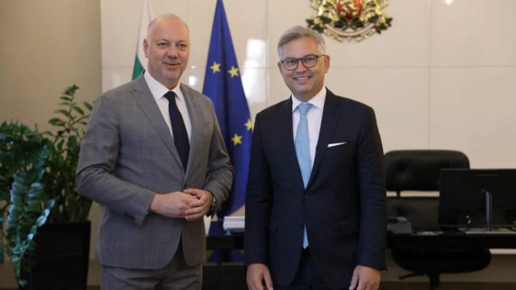 Росен Желязков се срещна с европейския комисар по вътрешни работи и миграция Магнус Брунер