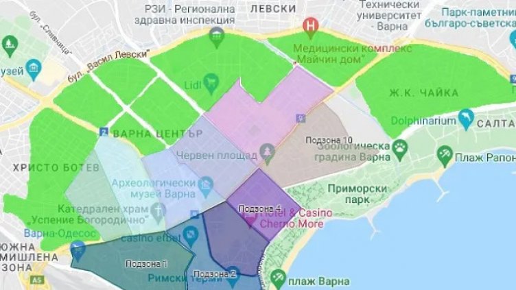 Административен съд – Варна образува седем дела срещу заповедта за „зелена зона“