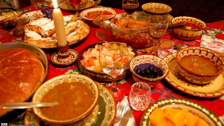 Трапезата на Бъдни вечер