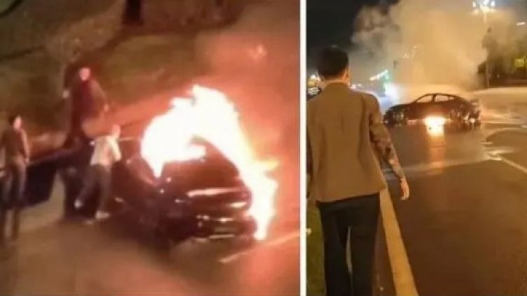 Шофьор изгоря в катастрофа с електрическа суперкола (ВИДЕО)