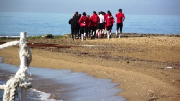 ЦСКА на плаж преди &quot;Тича&quot;