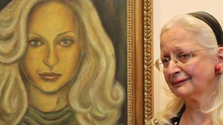 Явора Стоилова до автопротрета на дъщеря си Василия