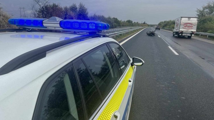 Мотоциклетист падна на магистралата близо до Нови пазар