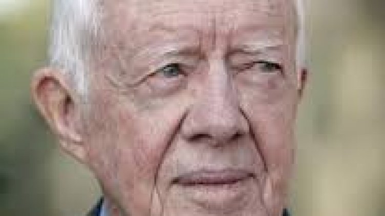 Картър на риболов в Русия