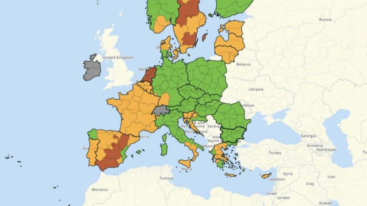 България попадна в зелената зона на ковид картата на Европа