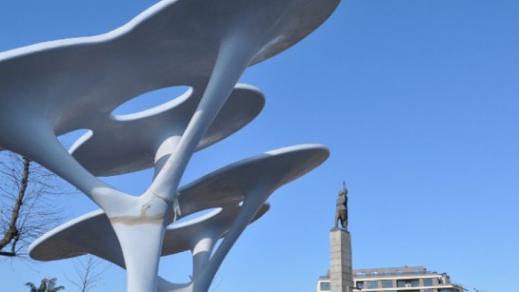 Соларни дървета израстват в центъра на Бургас